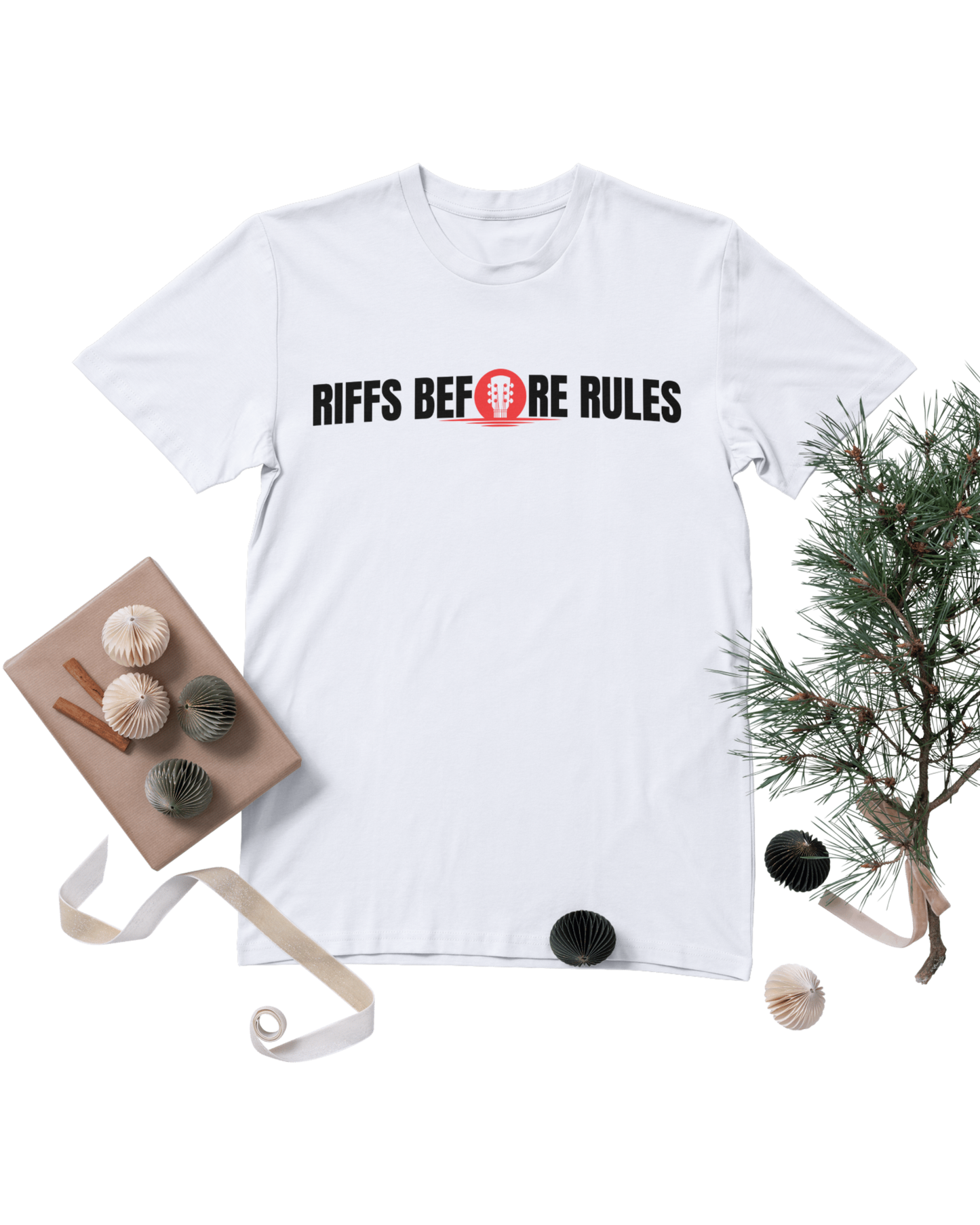 Minimalist Concert T-shirt: Riff Before Rules