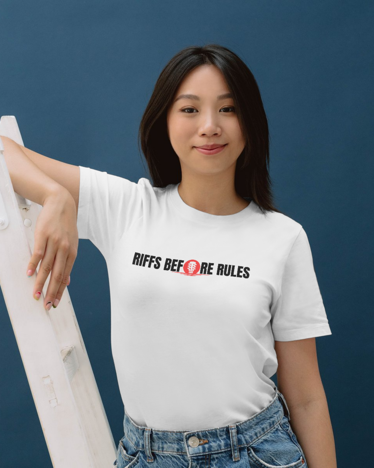 Minimalist Concert T-shirt: Riff Before Rules