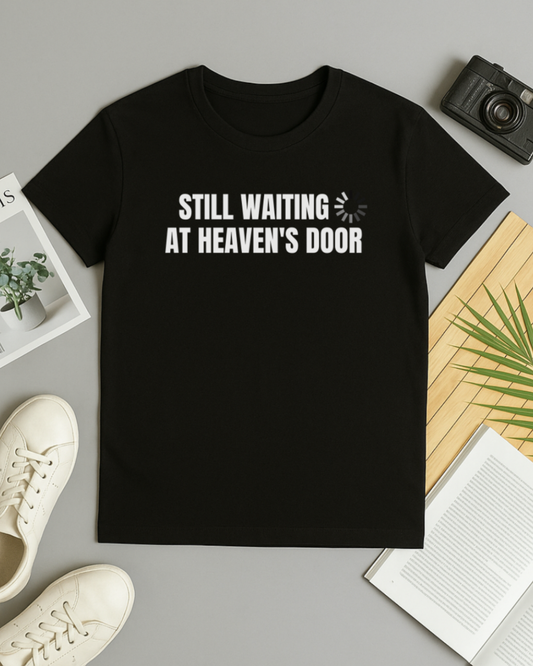 GnR Minimalist T-shirt: Still Waiting At Heaven's Door